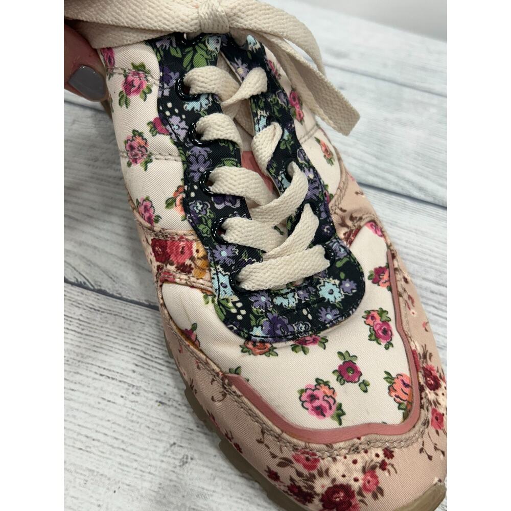 Coach‎ Womens Floral Pink Cream Beechwood Sneaker Shoes Size 9.5B - Picture 8 of 12